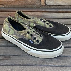 Size 2 camouflage Vans